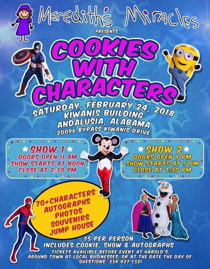 2018 Cookies with Characters