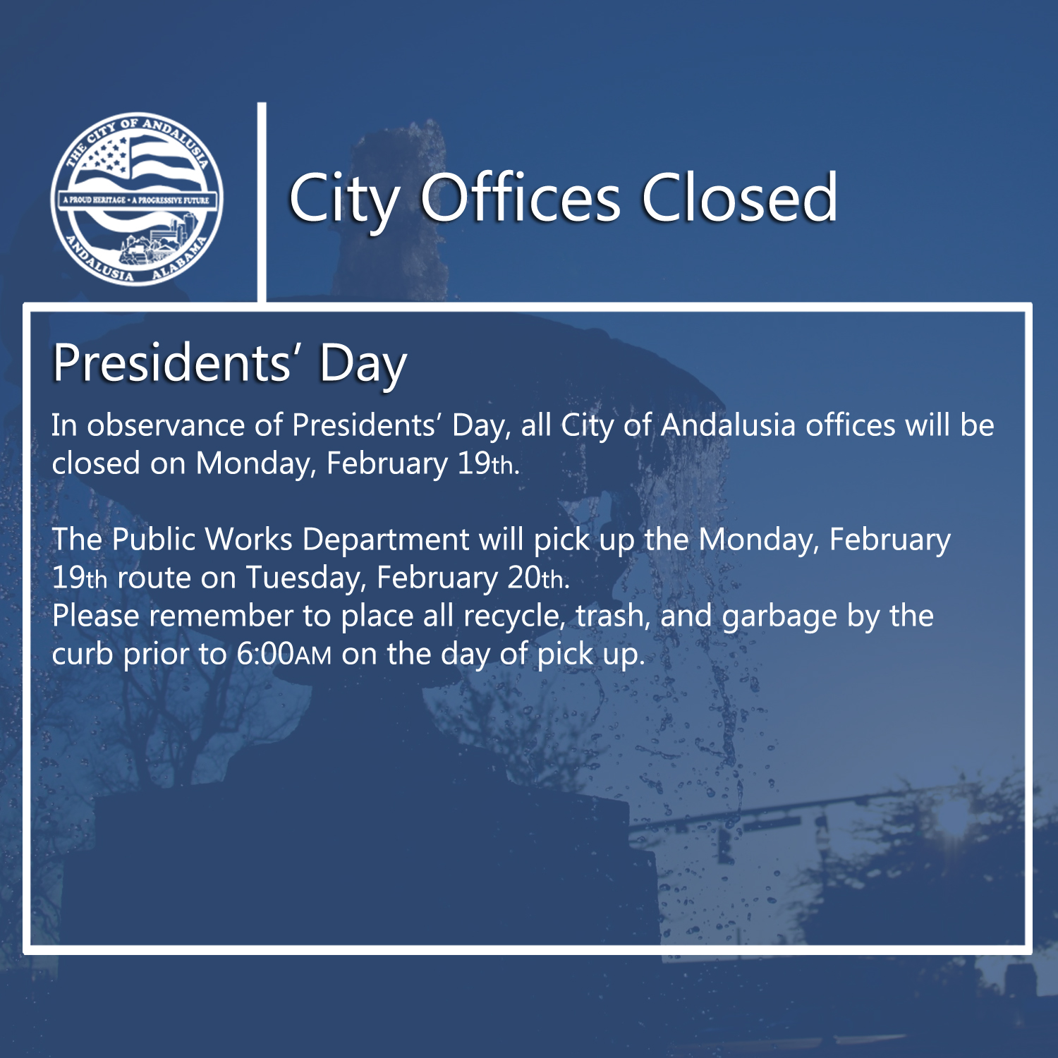 Facebook - City Offices Closed-Presidents Day.jpg